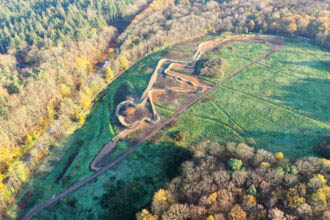 Bikepark Mook aerial overview