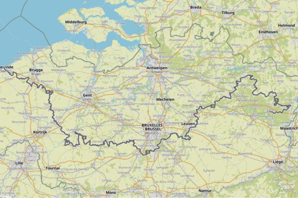 Flanders Divide – Bikepackingroute Komoot