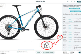 Origine Cycles 3D configurator