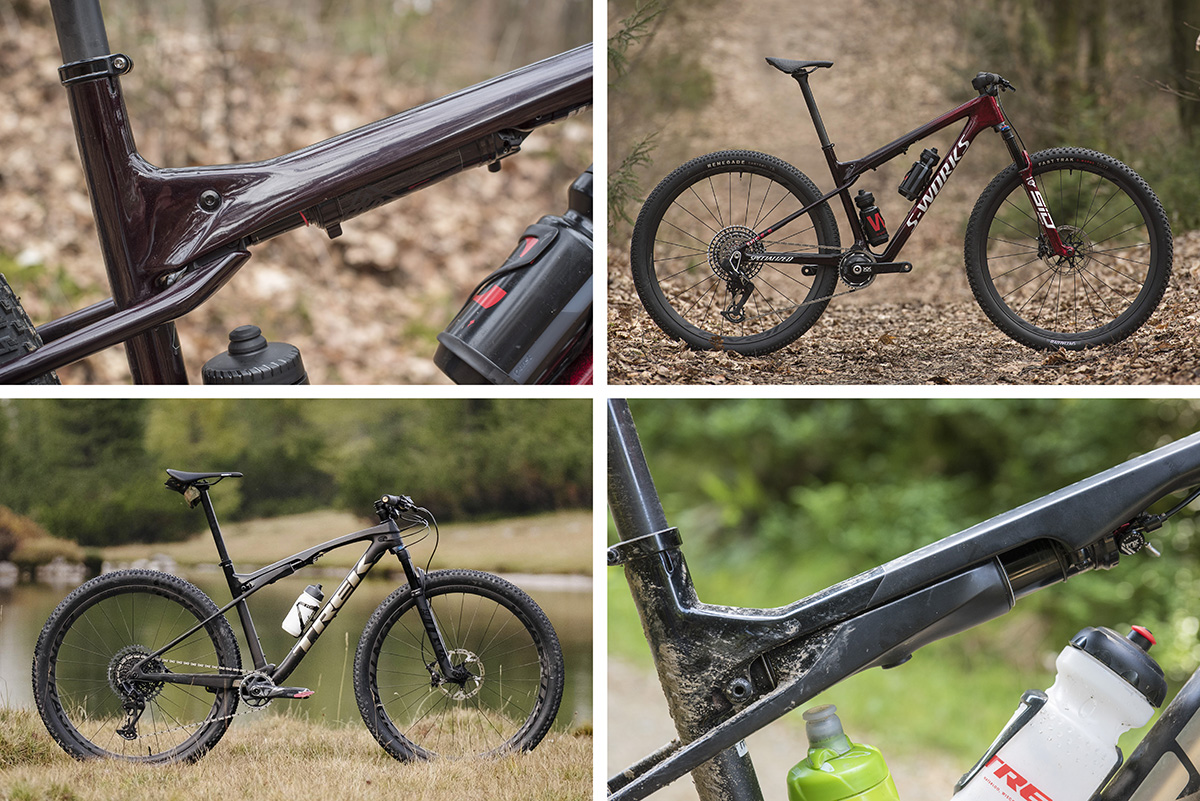 Specialized Epic World Cup versus Trek Supercaliber hetzelfde