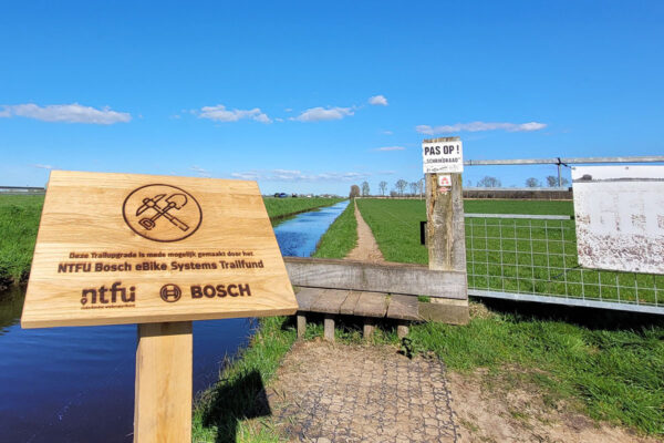 NTFU & Bosch eBike Systems Trailfund voor mountainbikeroutes Alpen, Zoetermeer, Zeewolde en Sibculo