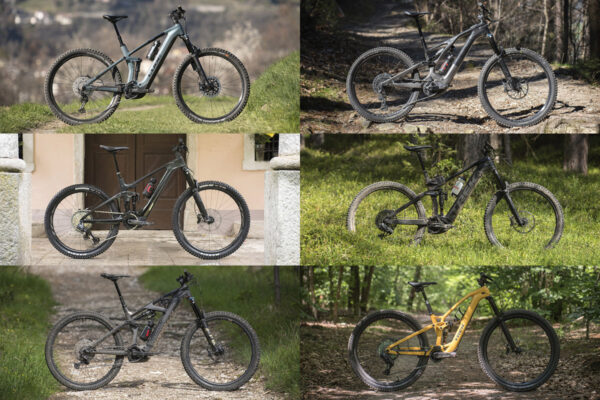 Test overzicht trailbikes e-mountainbikes 2023 - Giant Trance X Radon Render Trek Rail Trek Fuel EXE Specialized Turbo Cube Stereo Hybrid