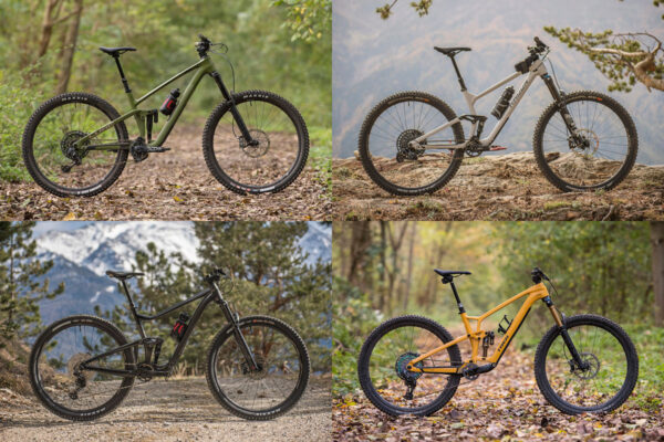 Test overzicht trailbikes 2023