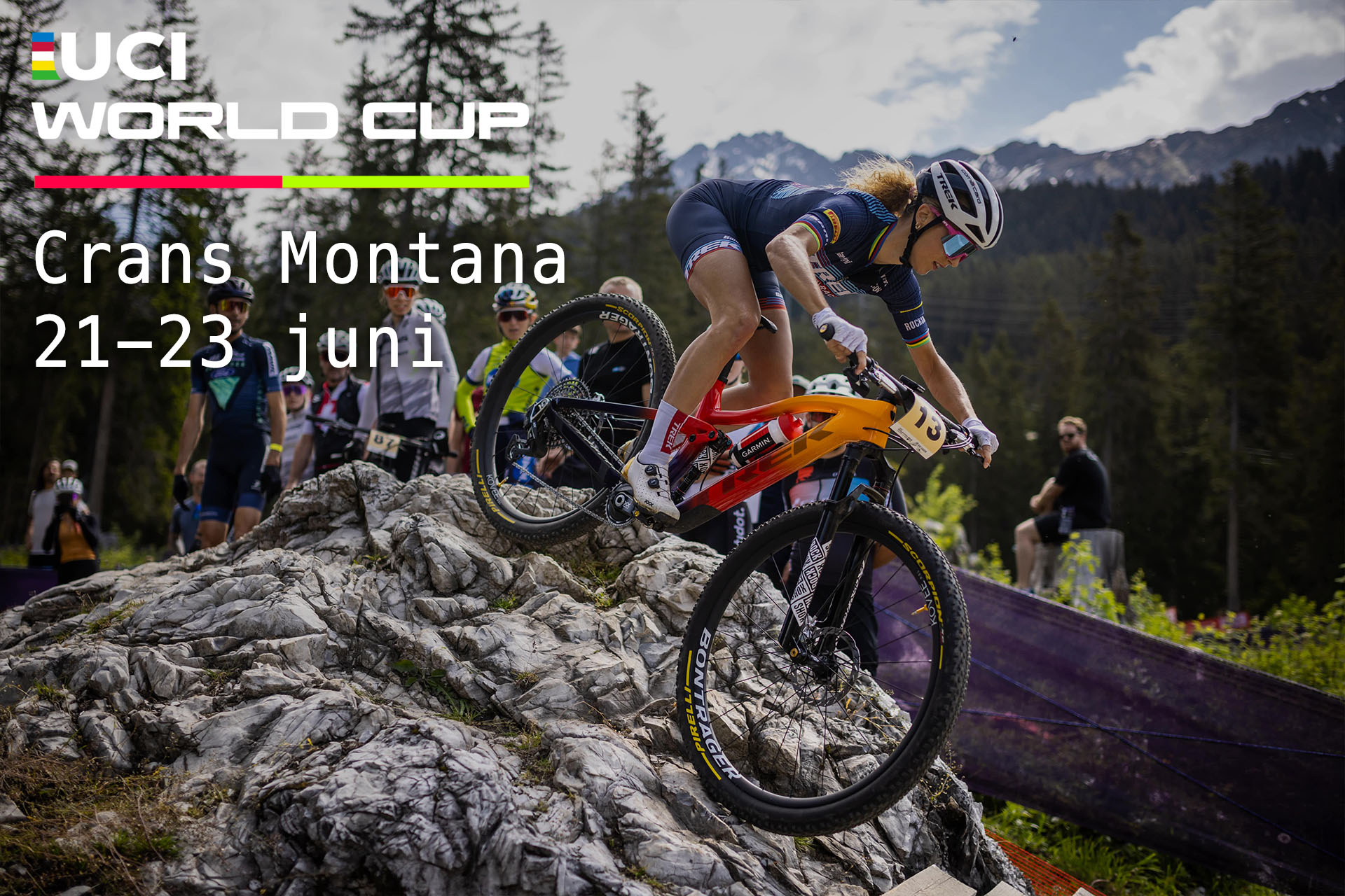 Whoop UCI World Cup Mountainbike 2024 – Wereldbeker crosscountry xco xcc shorttrack Crans Montana Zwisterland Livestream en tv uitzendingen