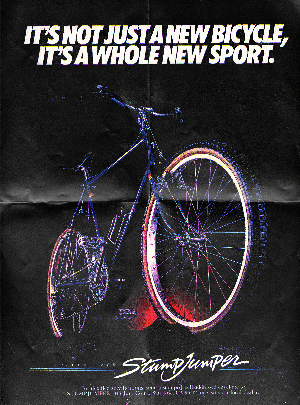 Specialized Stumpjumper 1981 advertentie