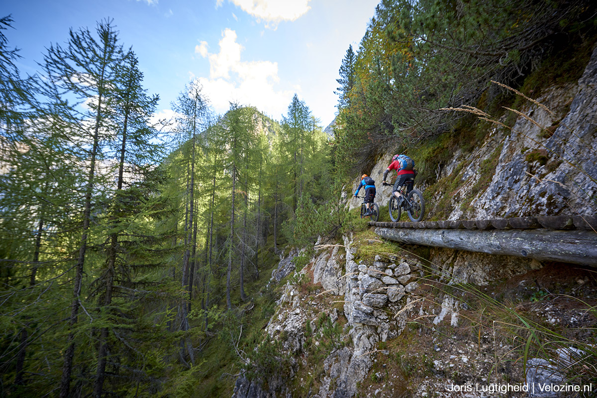 Plätzwiese-ronde in en rond het Pustertal