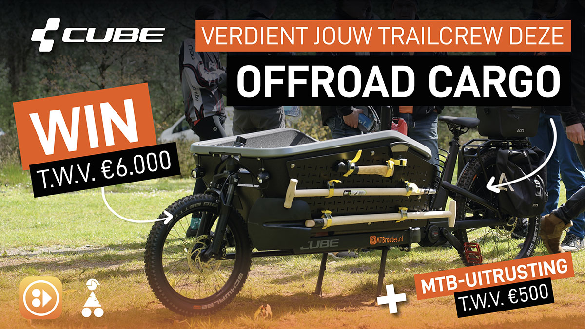 Cube Bikes Cargobike – Cube Hybrid Cargo – Winactie voor trailcrews, in samenwerking met MTBRoutes.nl en MTB Challenge