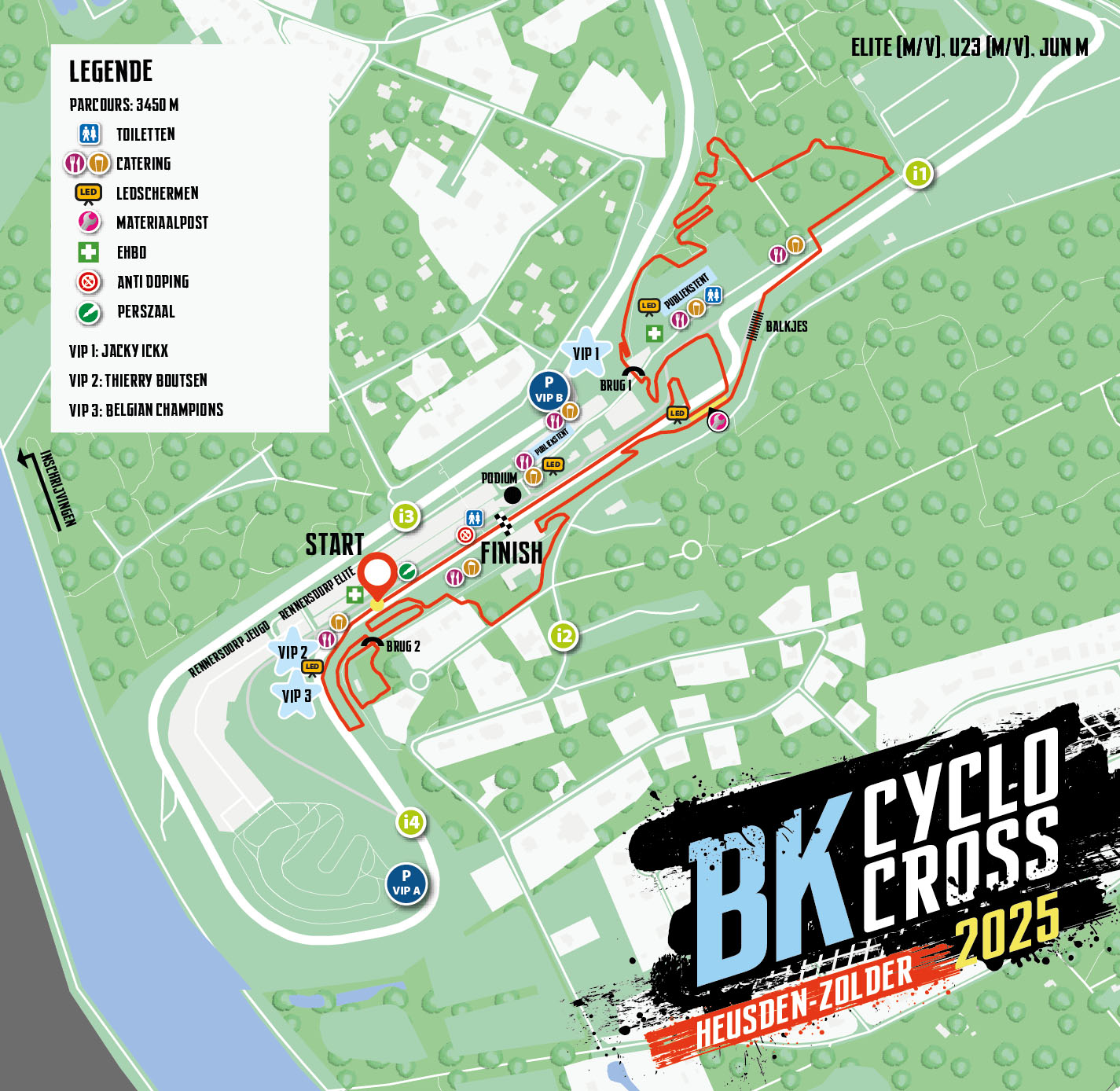 Parcours BK Veldrijden 2025 Heusden Zolder – Belgisch Kampioenschap cyclocross 