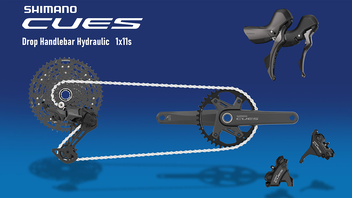 Shimano Cues 9, 10 en 11 speed nu ook met rem-/schakelgrepen voor racefiets en gravelbike