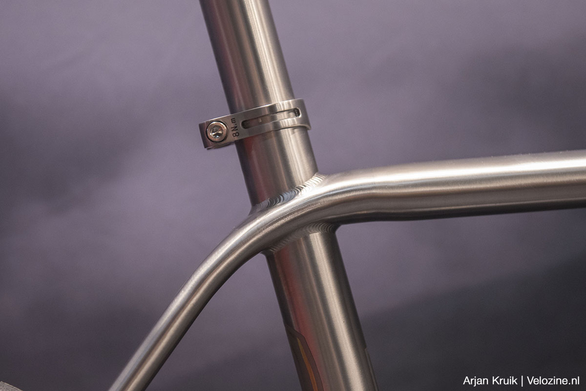 Van Nicholas Astraeus titanium racefiets op Velofollies 2025